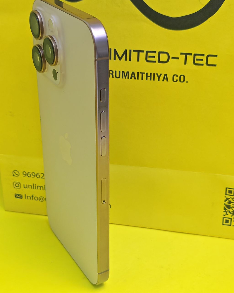 ايفون 16 برو ماكس – 256 جيجا – تيتانيوم صحراوي بطارية 89% مستعمل كالجديد