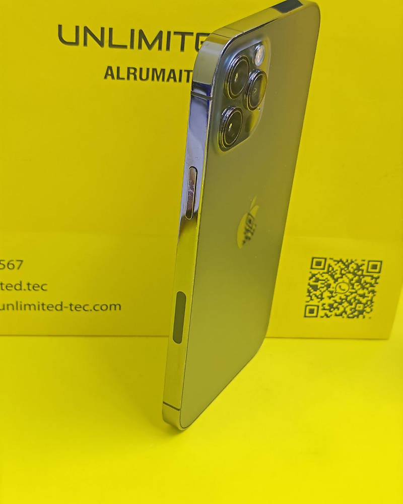 ايفون 12 برو – 128 جيجا – رمادي بطارية 78% مستعمل نظيف