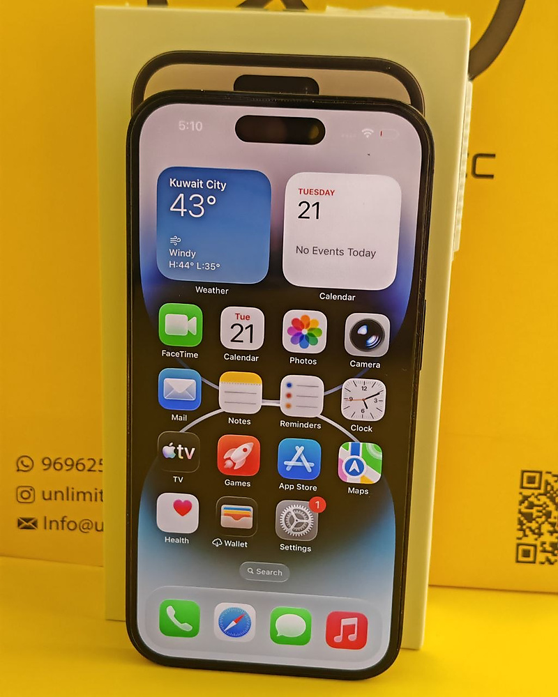 iPhone 14 Pro 256GB Space Black – Battery 72% Used Clean