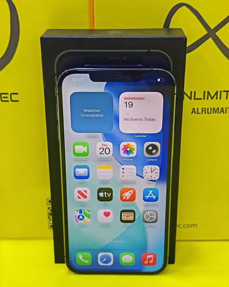 iPhone 12 Pro Max 256GB Graphite – Battery 71% Used Like New