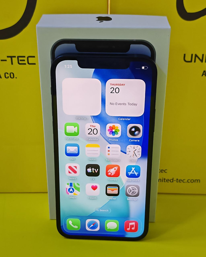 iPhone 12 128GB Black – Battery 75% Used Like New