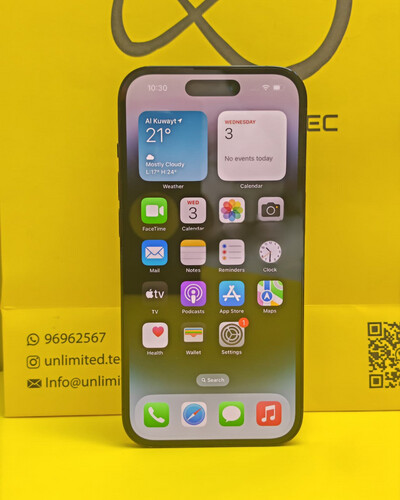 آيفون 14 برو – 128GB – Black – نسبة البطارية 76%