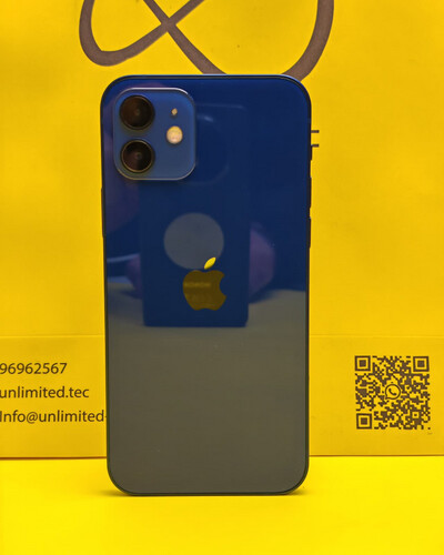 ايفون 12 – 128 جيجا – أزرق نسبة البطارية 78% مستعمل كالجديد