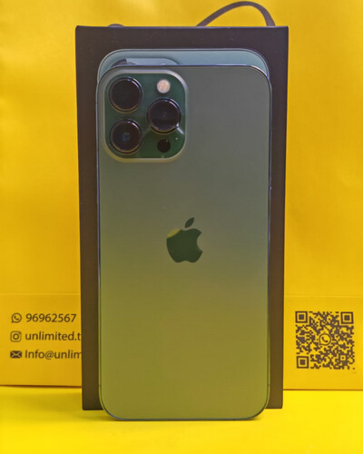 ايفون 13 برو ماكس – 128 جيجا – أخضر بطارية 88% مستعمل نظيف