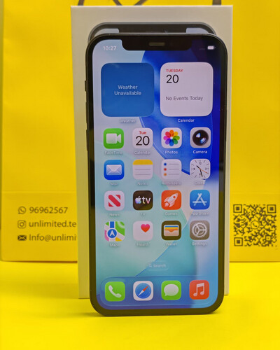 ايفون 12 – 128 جيجا – أسود بطارية 81% مستعمل كالجديد