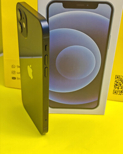 ايفون 12 – 128 جيجا – أسود بطارية 82% مستعمل كالجديد