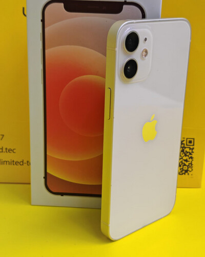 iPhone 12 Mini 128GB White used like new Battery 74%