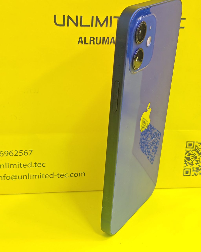 ايفون 12 – 256 جيجا – أزرق بطارية 74% مستعمل كالجديد