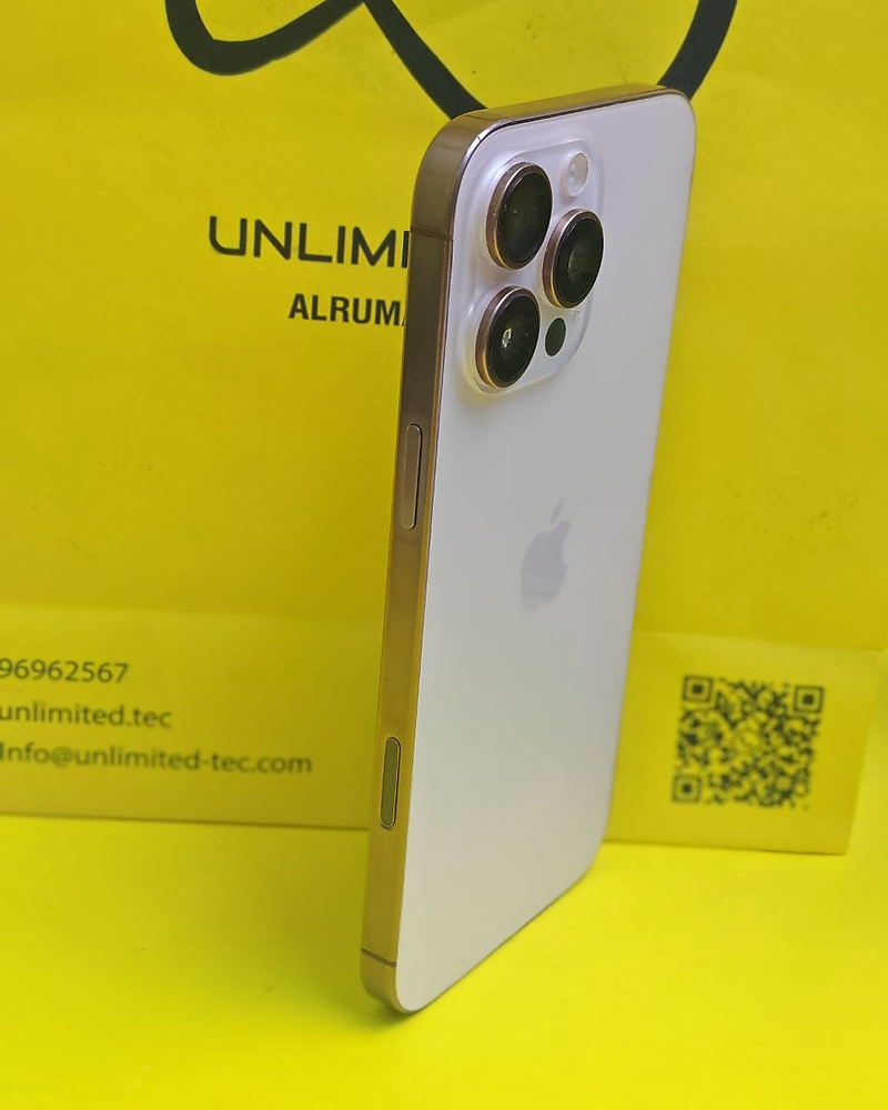 ايفون 16 برو ماكس – 256 جيجا – تيتانيوم صحراوي بطارية 89% مستعمل كالجديد