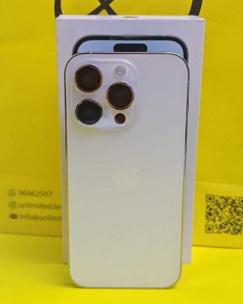 ايفون 14 برو – 256 جيجا – فضي بطارية 75% مستعمل كالجديد