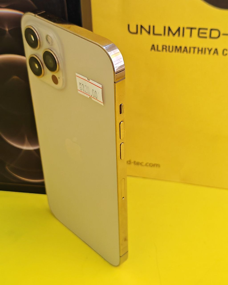 iPhone 12 Pro Max 256GB Gold – Battery 73% Used Like New