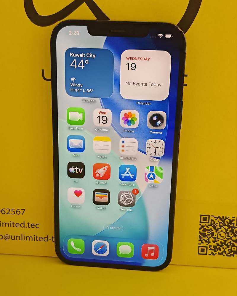 iPhone 12 Pro Max 256GB Pacific Blue – Battery 77% Used Clean