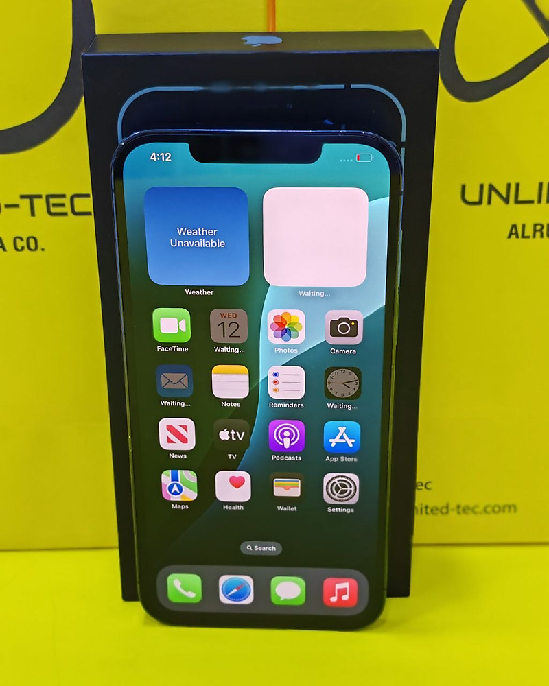 iPhone 12 Pro Max 256GB Blue – Battery 81% Used Like New