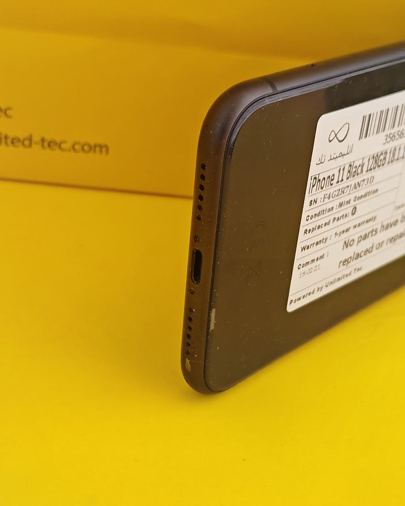 iPhone 11 128GB Black – Battery 80% Used Clean