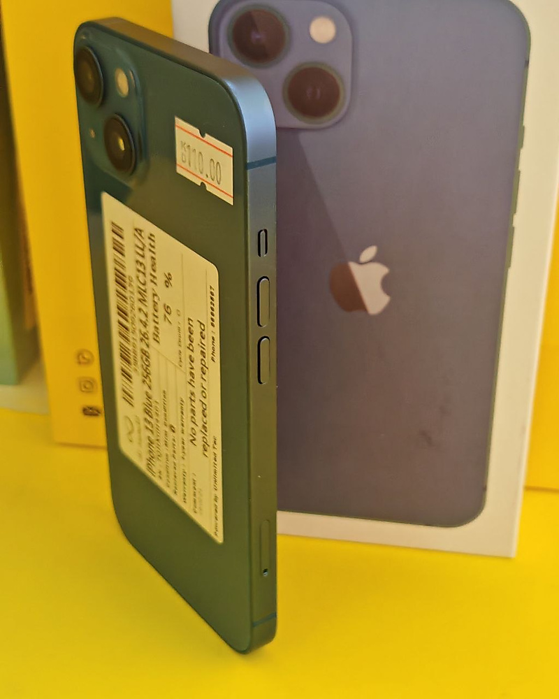 iPhone 13 256GB Blue – Battery 76% Used Like New
