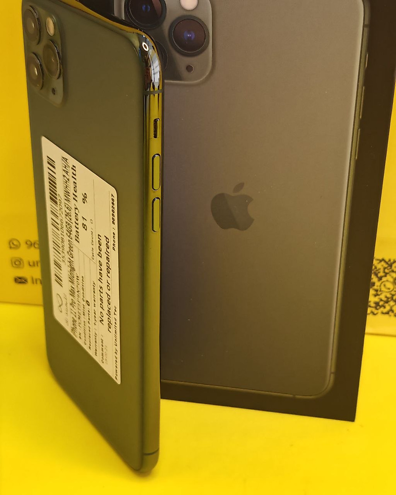 iPhone 11 Pro Max 64GB Midnight Green – Battery 81% Used Like New