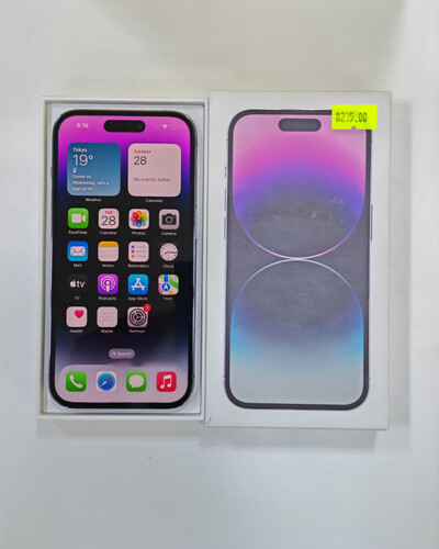 ايفون 14 برو 1 تيرابايت بنفسجي – مستعمل كالجديد بطارية 85%