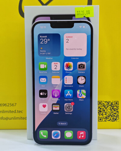 ايفون 14 128 جيجابايت بنفسجي – مستعمل كالجديد بطارية 85%