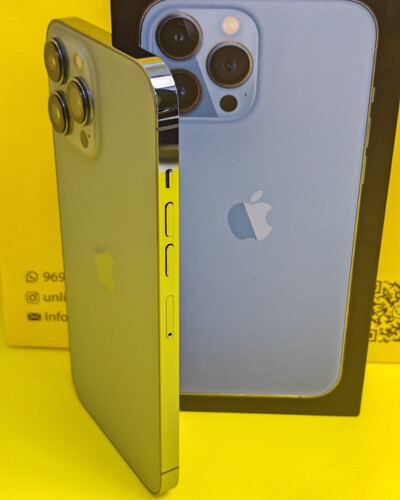 ايفون 13 برو ماكس – 1 تيرا بايت – أزرق – شاشة أصلية تبديل أبل 85%