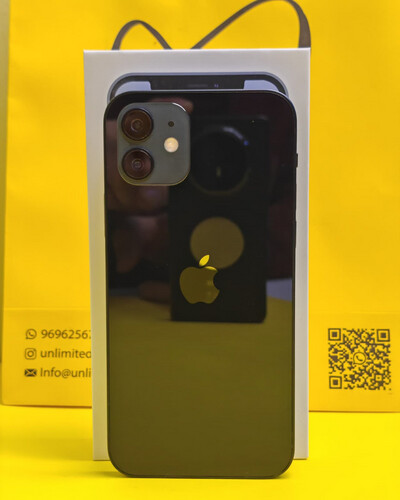 ايفون 12 – 128 جيجا – أسود بطارية 81% مستعمل كالجديد