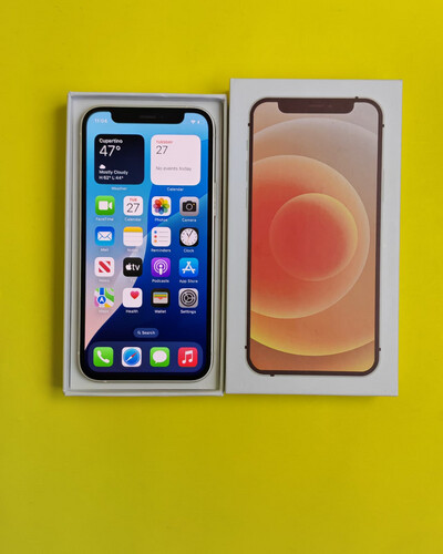 iPhone 12 Mini 128GB White used like new Battery 74%