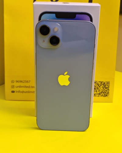 ايفون 14 256 جيجابايت ازرق– مستعمل كالجديد بطارية 78%