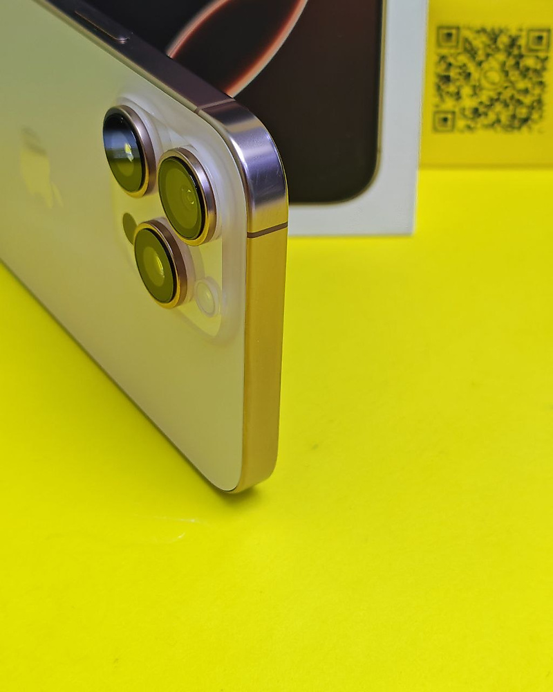 ايفون 16 برو ماكس – 1 تيرا – تيتانيوم صحراوي بطارية 92% مستعمل كالجديد