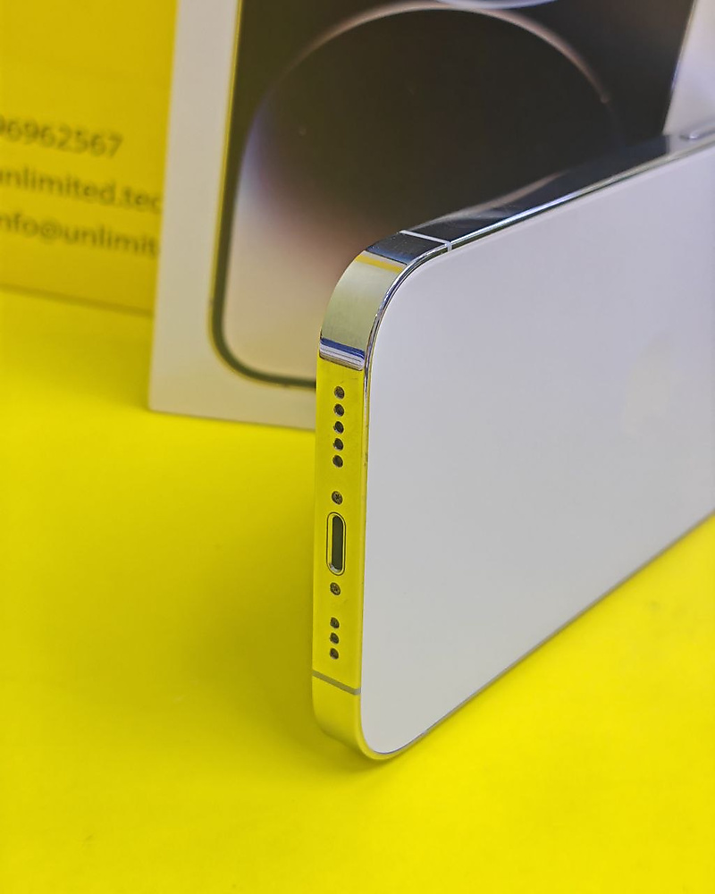 ايفون 14 برو – 256 جيجا – فضي بطارية 75% مستعمل كالجديد