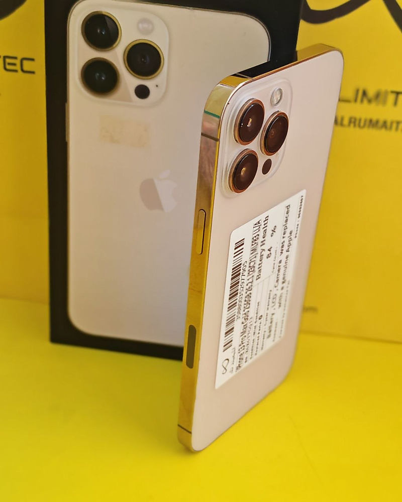 iPhone 13 Pro Max 256GB Gold – Battery 84% Used Clean