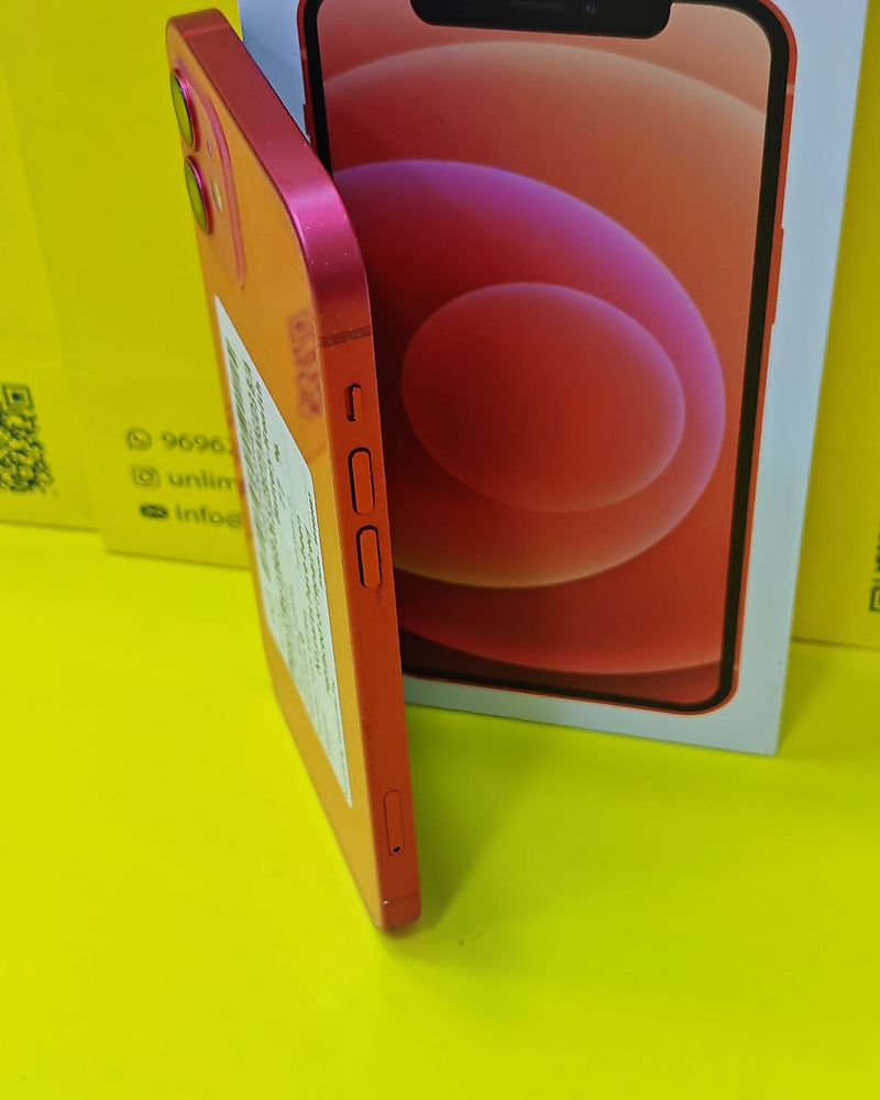 iPhone 12 128GB Red – Battery 77% Used Like New
