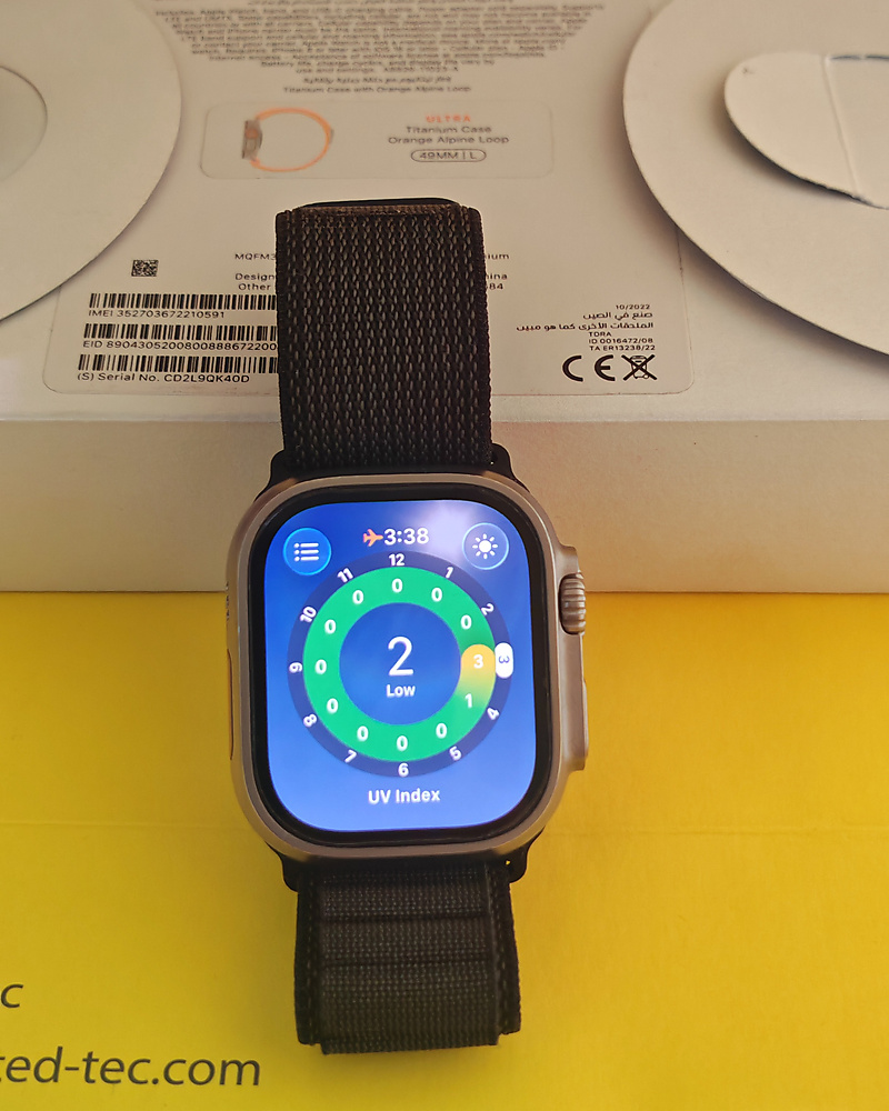 Apple Watch Ultra 49mm Titanium (GPS + Cellular) – Battery 85% With Box Used Like New