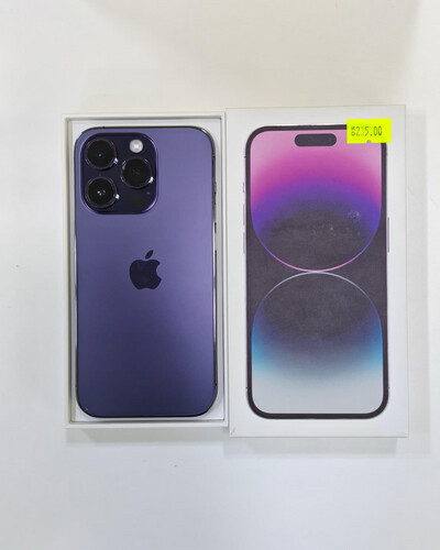 ايفون 14 برو 1 تيرابايت بنفسجي – مستعمل كالجديد بطارية 85%