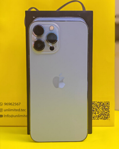 ايفون 13 برو ماكس – 1 تيرا بايت – أزرق – شاشة أصلية تبديل أبل 85%