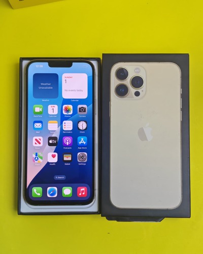 ايفون 13 برو ماكس – 256 جيجا – ذهبي بطارية 67% مستعمل كالجديد