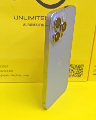 ايفون 15 برو ماكس – 512 جيجا – تيتانيوم طبيعي بطارية 89% مستعمل كالجديد