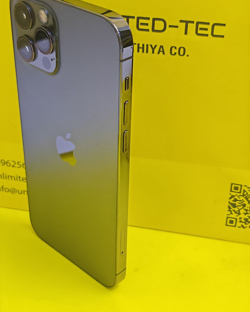 ايفون 12 برو – 128 جيجا – رمادي بطارية 78% مستعمل نظيف