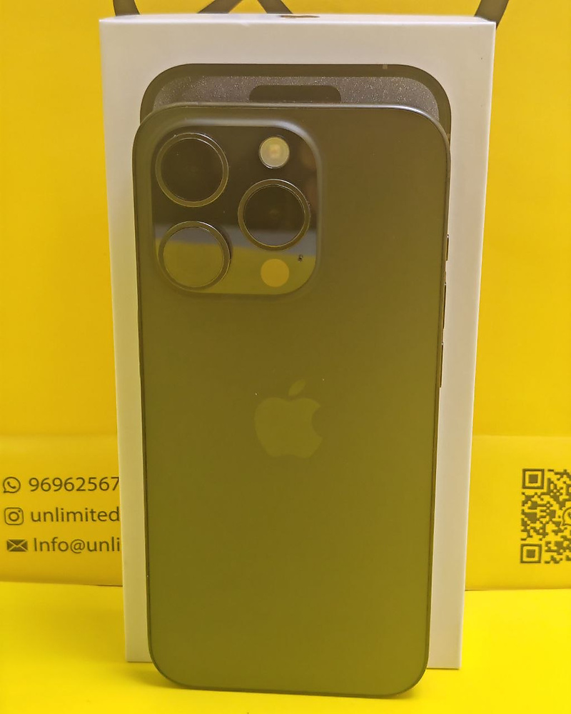 iPhone 15 Pro 512GB Black Titanium – Battery 80% Used Like New