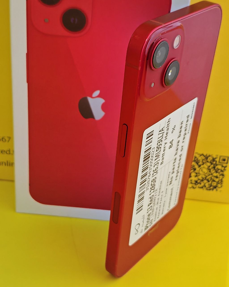 iPhone 13 128GB Red – Battery 84% Used Like New