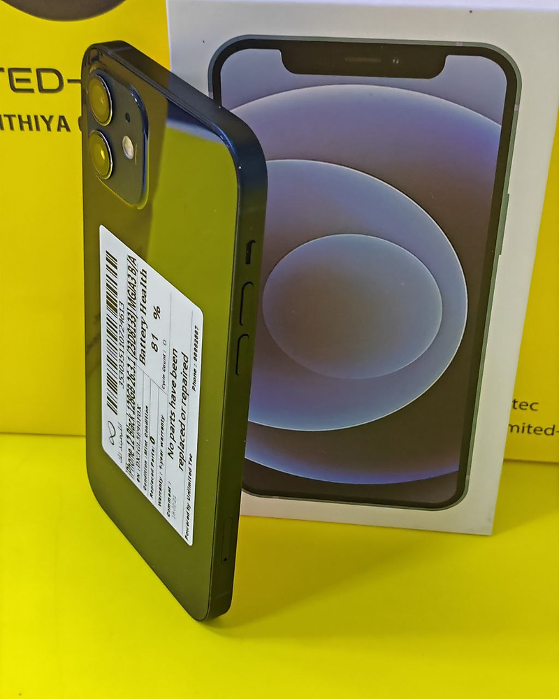 iPhone 12 128GB Black – Battery 81% Used Like New