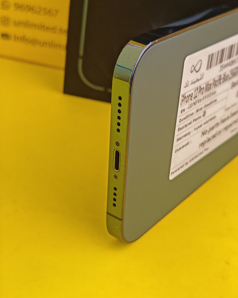 iPhone 12 Pro Max 256GB Pacific Blue – Battery 80% Used Like New