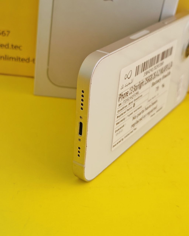 iPhone 13 256GB Starlight – Battery 78% Used Like New