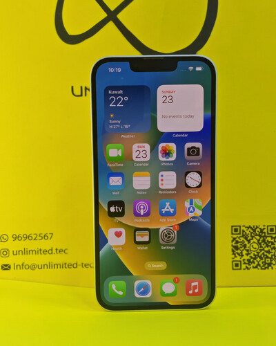 آيفون 14 – 256GB – ستارلايت – نسبة البطارية 78%