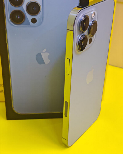 ايفون 13 برو ماكس – 1 تيرا بايت – أزرق – شاشة أصلية تبديل أبل 85%