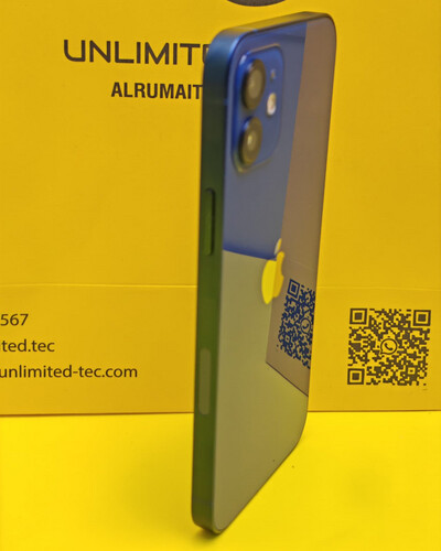 ايفون 12 – 128 جيجا – أزرق نسبة البطارية 78% مستعمل كالجديد