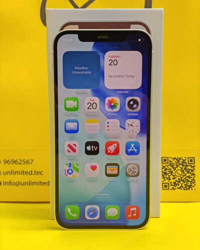 ايفون 12 – 128 جيجا – أبيض بطارية 79% مستعمل كالجديد