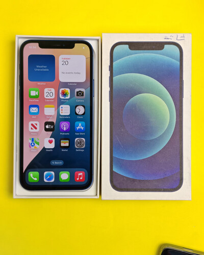 ايفون 12 – 128 جيجا – أزرق بطارية 76% مستعمل كالجديد