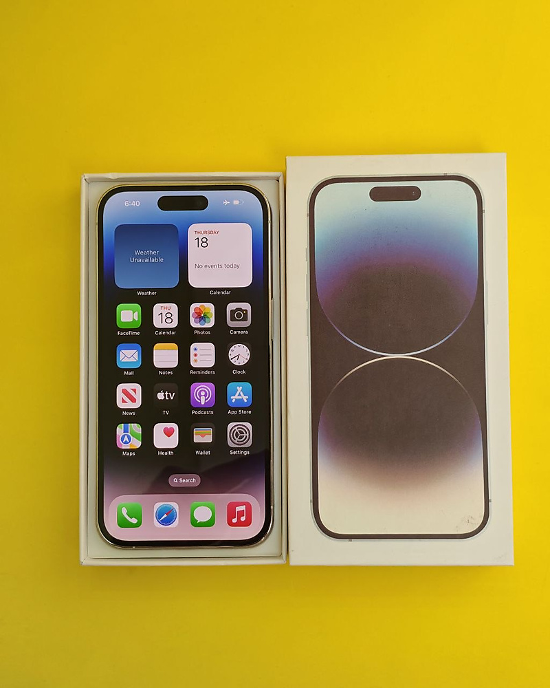 iPhone 14 Pro 512GB Silver – Battery 70% Used Like New
