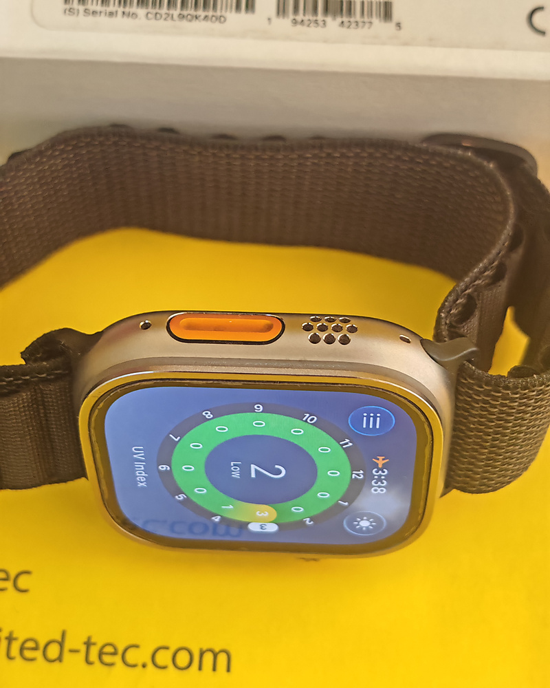 Apple Watch Ultra 49mm Titanium (GPS + Cellular) – Battery 85% With Box Used Like New
