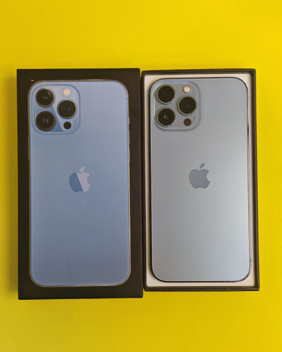 ايفون 13 برو ماكس – 1 تيرا بايت – أزرق – شاشة أصلية تبديل أبل 85%