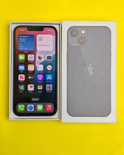 ايفون 13 – 128 جيجا – أسود – نسبة البطارية 71% مستعمل كالجديد